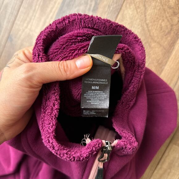 The North Face Morninglory Jacket Women's Medium Purple Full-Zip‎ Fleece 5572 - Picture 2 of 13
